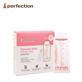 [PERFECTION] Disposable Bottle Storage Bags, 250ml, 125pcs_ Breast-Feeding, Milk Powder, Feeding Bottle, BPA Free_ Made in KOREA